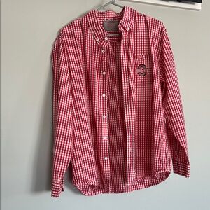 Varsity Ohio State Buckeyes Long Sleeve Flannel Shirt